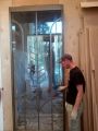 Монтаж откатной двери