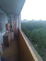 Остекление 6 м балкона. Во время работ