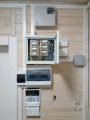 ОПС и умный дом:
Контрольный прибор – Астра 812 про с GSM модулем.
Блок питания – Скат И7 с АКБ.
Расширитель проводных зон – Астра 713.
Блок реле – Астра 864.
Проводные датчики движения – LC 100 PI  6 шт.
Беспроводные датчики дыма – Астра 421 6 шт.
Брелки Астра РИ–М РПДК – 3 шт.
Светозвуковой оповещатель – Маяк 12 КП.
Передатчик Альтоника RS 202 TF RR.
Приложение для Андроид – Астра про смс. 
Твердотельные реле на радиаторе в мет. боксе – 6 шт.