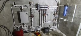 Монтаж котельной для частного дома!с объвязкой угольного котла и электрокотла! 