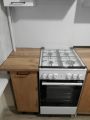 Установка газовой плиты.