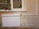 Установлен радиатор отопления с заменой стояка