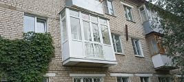 Монтаж пвх французского балкона с расширением по бокам 350 мм