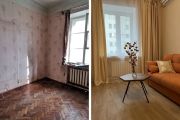 Ремонт комнаты 18 м2 