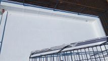 Произведён ремонт и гидроизоляция кровли, без демонтажа старого покрытия, с применением полимерных гидроизоляционных материалов. Устранены строительные дефекты на кровле.
Результат: получили эластичное, ультрофиолетостойкое, бесшовное покрытие с повышенным эксплуатационным сроком (от 20 лет).