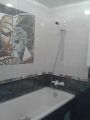 Ванная под ключ. Укладка плитки, перенесение системы водоснабжения и канализации по желанию клиента, заделка штроб, установка ванной, унитаза и раковины.