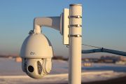 Монтаж профессиональной поворотной IP-камеры на диспетчерском пункте Аэропорта Газпром-Авиа. Подключение к единой системе видеонаблюдения аэропорта