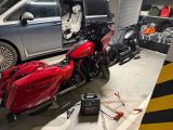 Запуск двигателя мотоцикла Harley-Davidson 