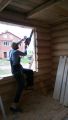 Вырезание шипа в проеме