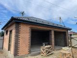 Закончили работы по строительству гаража размером 6,5x8,5 м под ключ.