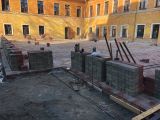 Укладка тротуарной плитки, можно посмотреть Ярославль Собинова 28, площадь укладки 750метров