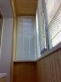 Балкон под ключ, отделка деревянной вагонкой