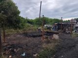 Демонтаж бани после пожара с вывозом и утилизацией строительного мусора.