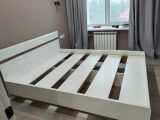 Сборка кровати двухспальной.
Материал - ДСП/МДФ.