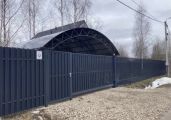 Забор из штакетника 
