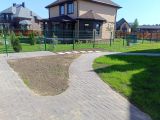 шаговая дорожка, мощение клинкером