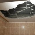 Увеличение потолка в ванной на 30-40см в 112серии