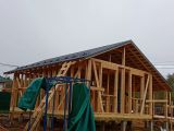Строительство каркасного дома из доски естественной влажности