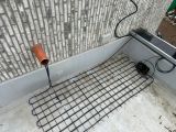 Укладка греющего кабеля на мягкую кровлю - мембрану