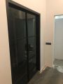Установка двустворчатой распашной двери