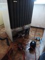 Ремонт холодильника indesit. Утечка в запененной части холодильного отделения. Установка навесного испарителя