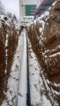Копка траншей под канализацию 
