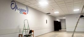 Монтаж Армстронга , шпаклёвка стен наклейка стекло обоев с покраской