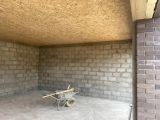 Закончили работы по строительству гаража размером 6,5x8,5 м под ключ.
