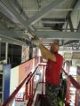 Демонтаж старых светильников с пиканиски