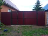 Демонтаж стах ворот установка новых. Ворота 3.70 цена 57000
