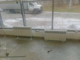 Монтаж отопления автосалона 