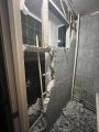Демонтаж перегородки между ванной комнатой и туалетом. 
На данный момент объект находится на стадии ремонта по завершению работ прикреплю фото в портфолио. 
