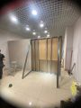 Промежуточный результат по устройству перегородки гкл в торговом помещении 