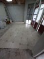 укладка ковра из керамогранита  40х40 см с декоративными вставками 7х7 см  