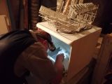 Удаление постороннего предмета из сливного насоса ПММ Electrolux.