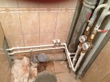 Разводка труб водоснабжения и канализации в санузле