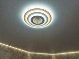 Монтаж натяжного потолка с парящим профилем