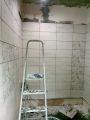 Укладка плитки на стены в Ванной комнате