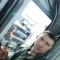 Расключаю шкаф автоматической системы управления технологическими процессами