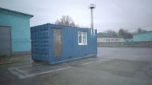 Дом из контейнеров утепленный с печным отоплением