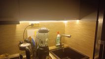 Установка подсветки кухонной зоны