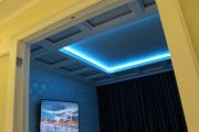 комбинированный потолок с LED подсветкой