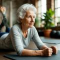 Дизайн рекламы спортклуба для женщин 60+