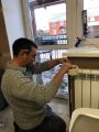 Установка пластиковых откосов на балконный блок