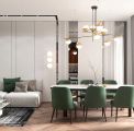 дизайн интерьера - квартира 90 м2