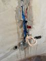 Вывод сантехники слив и подача воды с потолка . Воинская 69