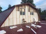Монтаж утепления с каркасом под обшивку сайдингом