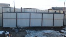 Ворота откатные с электроприводом