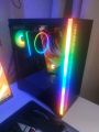 Чистка компьютера от пыли, подключение rgb подсветки. Выполнен кабель менеджмент.