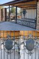 Кованые распашные ворота